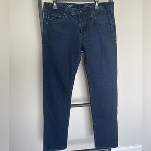 AG Adriano Goldschmied Dark Blue Slim Cut Jeans